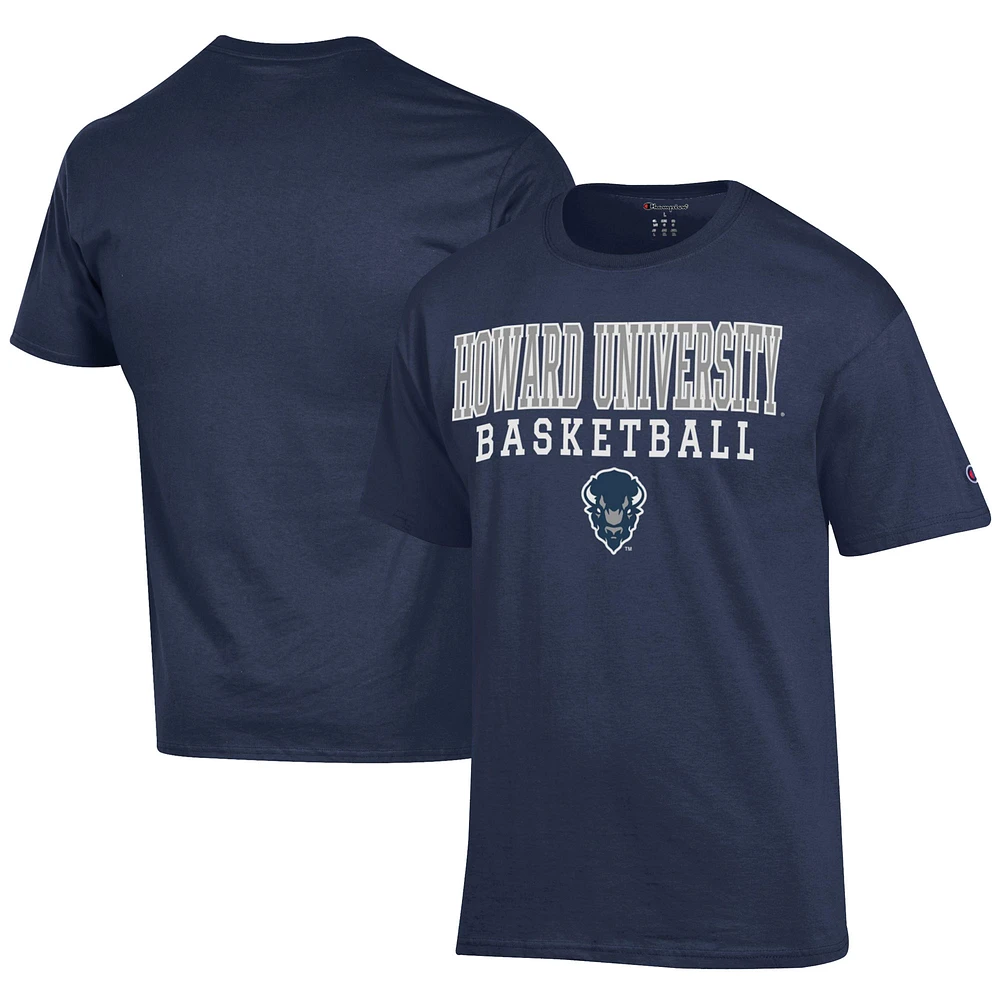Men's Champion Navy Howard Bison Icon Logo Basketball Jersey T-Shirt