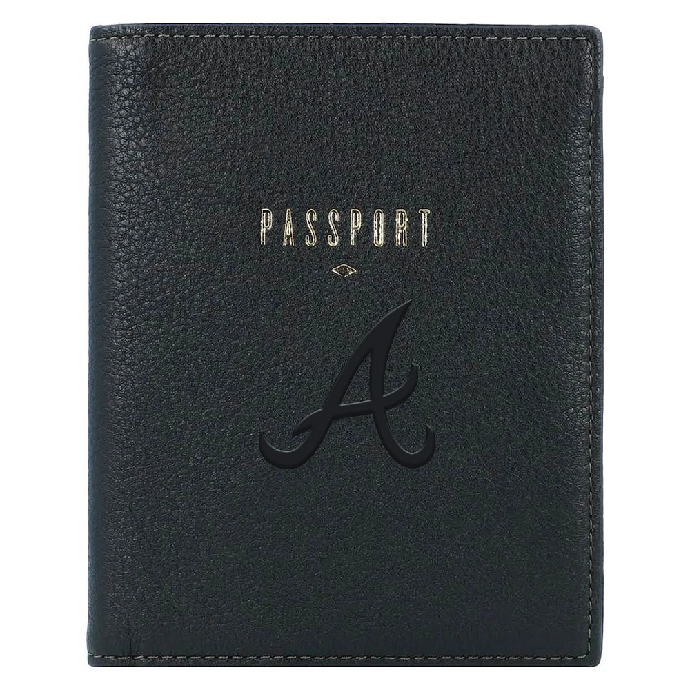 Fossil Atlanta Braves Travel RFID Passport Case