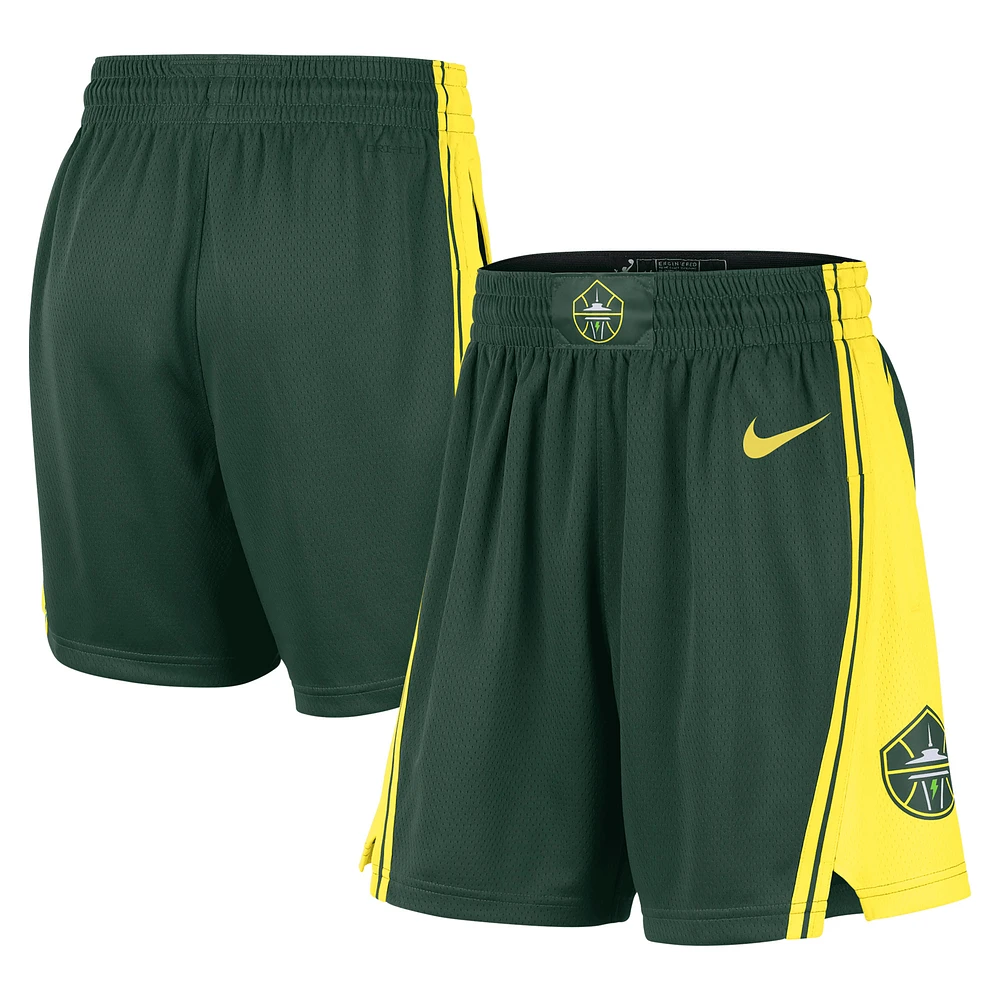 Women's Nike Green Seattle Storm On-Court Victory Performance Shorts