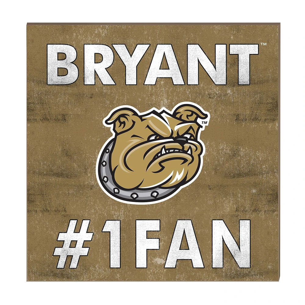 Bryant Bulldogs 10" x 10" #1 Fan Plaque