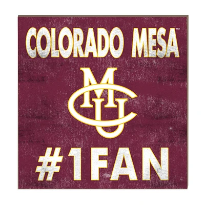 CMU Mavericks 10" x 10" #1 Fan Plaque