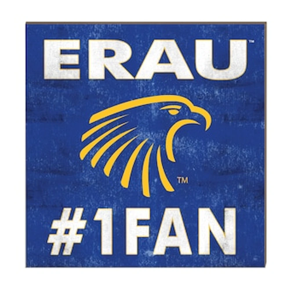 Embry-Riddle Eagles 10" x 10" #1 Fan Plaque