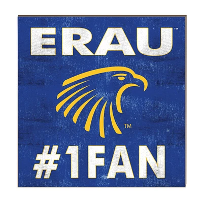 Embry-Riddle Eagles 10" x 10" #1 Fan Plaque