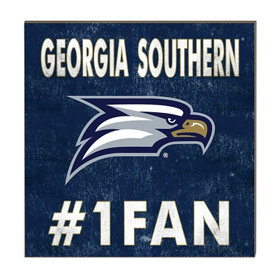 Georgia Southern Eagles 10" x 10" #1 Fan Plaque