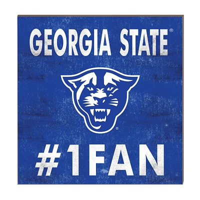 Georgia State Panthers 10" x 10" #1 Fan Plaque