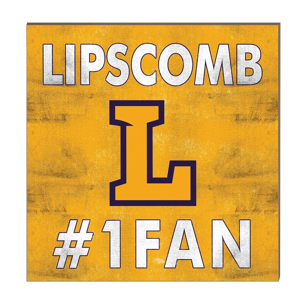 Lipscomb Bisons 10" x 10" #1 Fan Plaque
