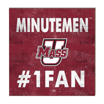 UMass Minutemen 10" x 10" #1 Fan Plaque