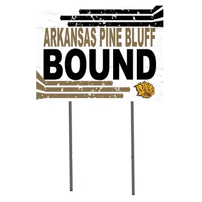 Arkansas Pine Bluff Golden Lions 18" x 24" Team Yard Sign