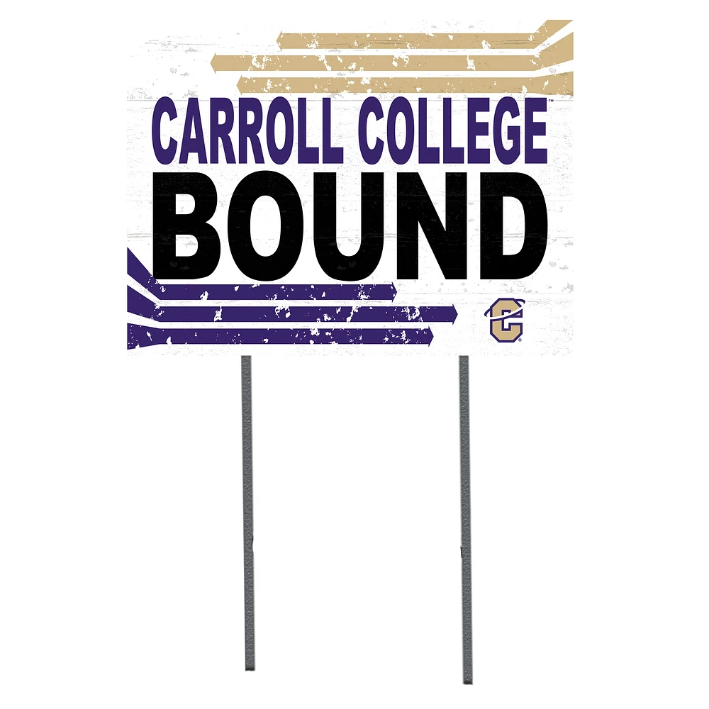 Carroll College Fighting Saints 18" x 24" Team Yard Sign