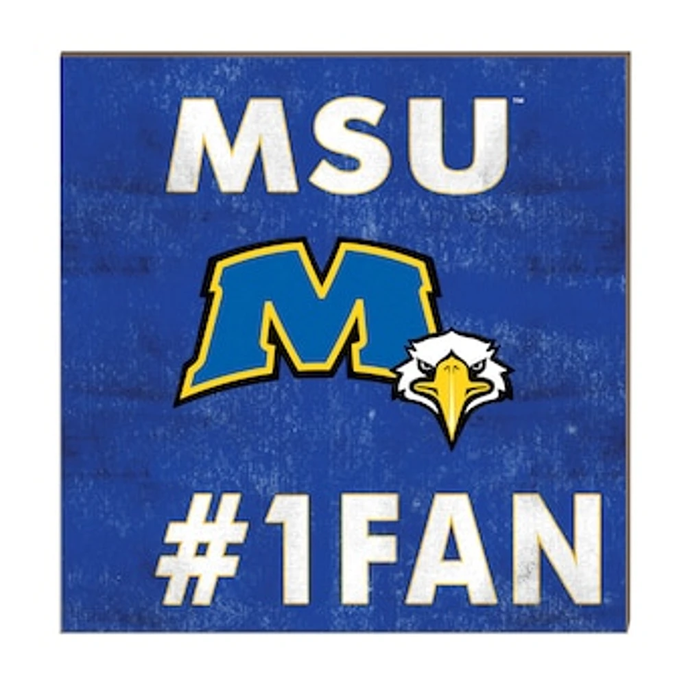 Morehead State Eagles 10" x 10" #1 Fan Plaque