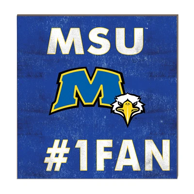 Morehead State Eagles 10" x 10" #1 Fan Plaque