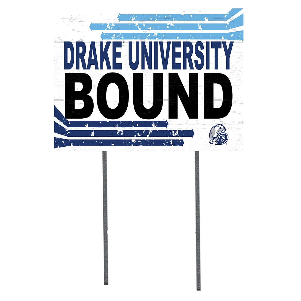 Drake Bulldogs 18" x 24" Team Yard Sign