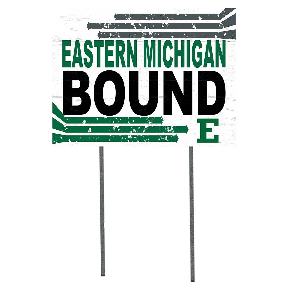 Eastern Michigan Eagles 18" x 24" Team Yard Sign