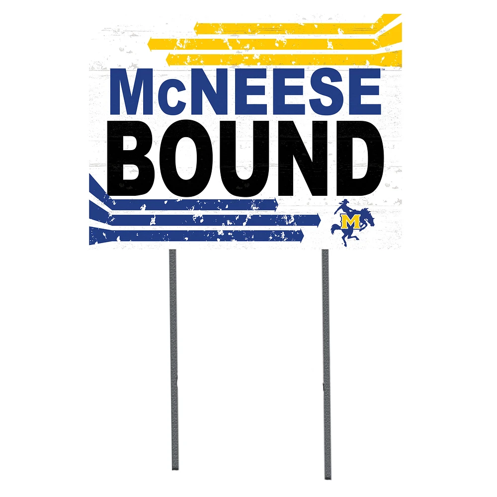 McNeese State Cowboys 18" x 24" Team Yard Sign