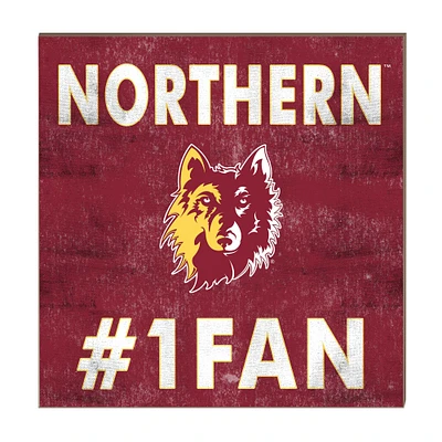 Northern State University Wolves 10" x 10" #1 Fan Plaque