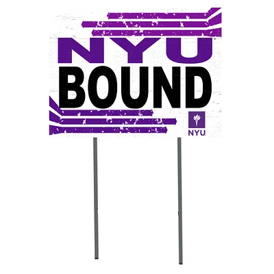 NYU Violets 18" x 24" Team Yard Sign