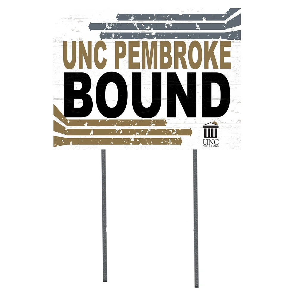 University of North Carolina at Pembroke Braves 18" x 24" Team Yard Sign