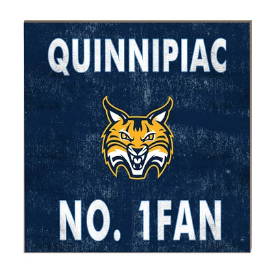 Quinnipiac Bobcats 10" x 10" #1 Fan Plaque