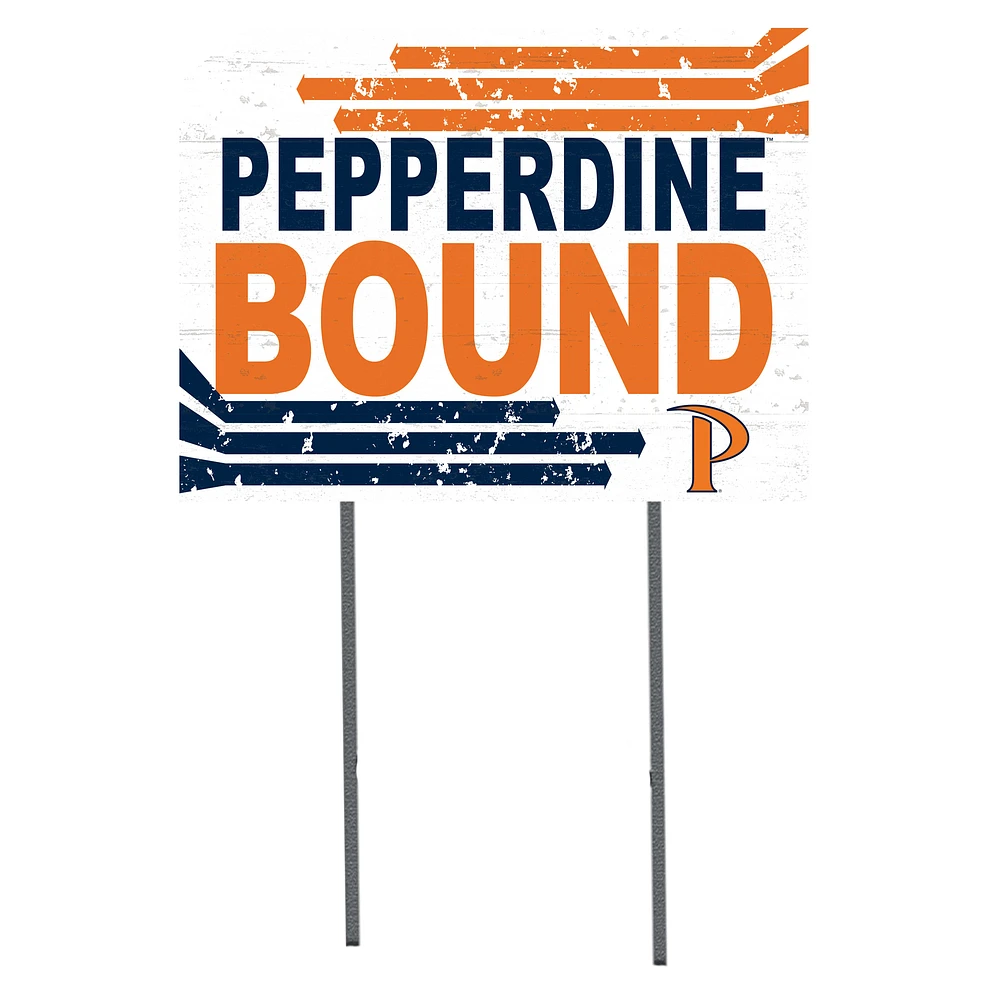 Pepperdine Waves 18" x 24" Team Yard Sign