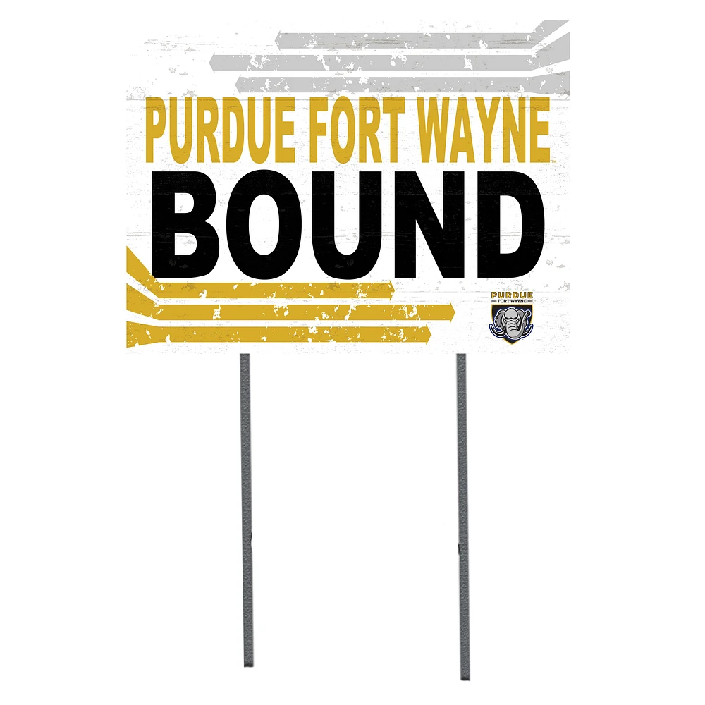 Purdue Fort Wayne Mastodons 18" x 24" Team Yard Sign
