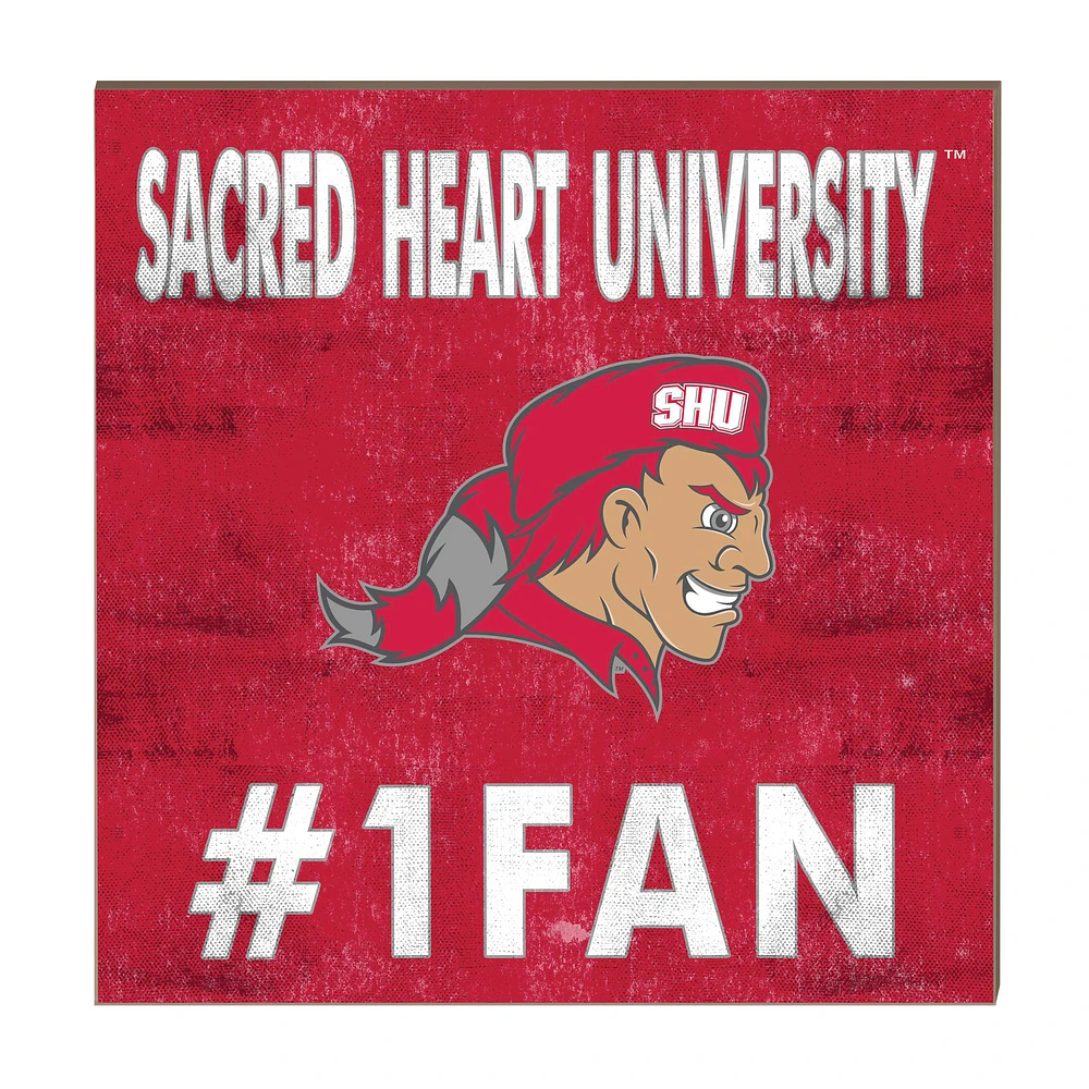 Sacred Heart Pioneers 10" x 10" #1 Fan Plaque