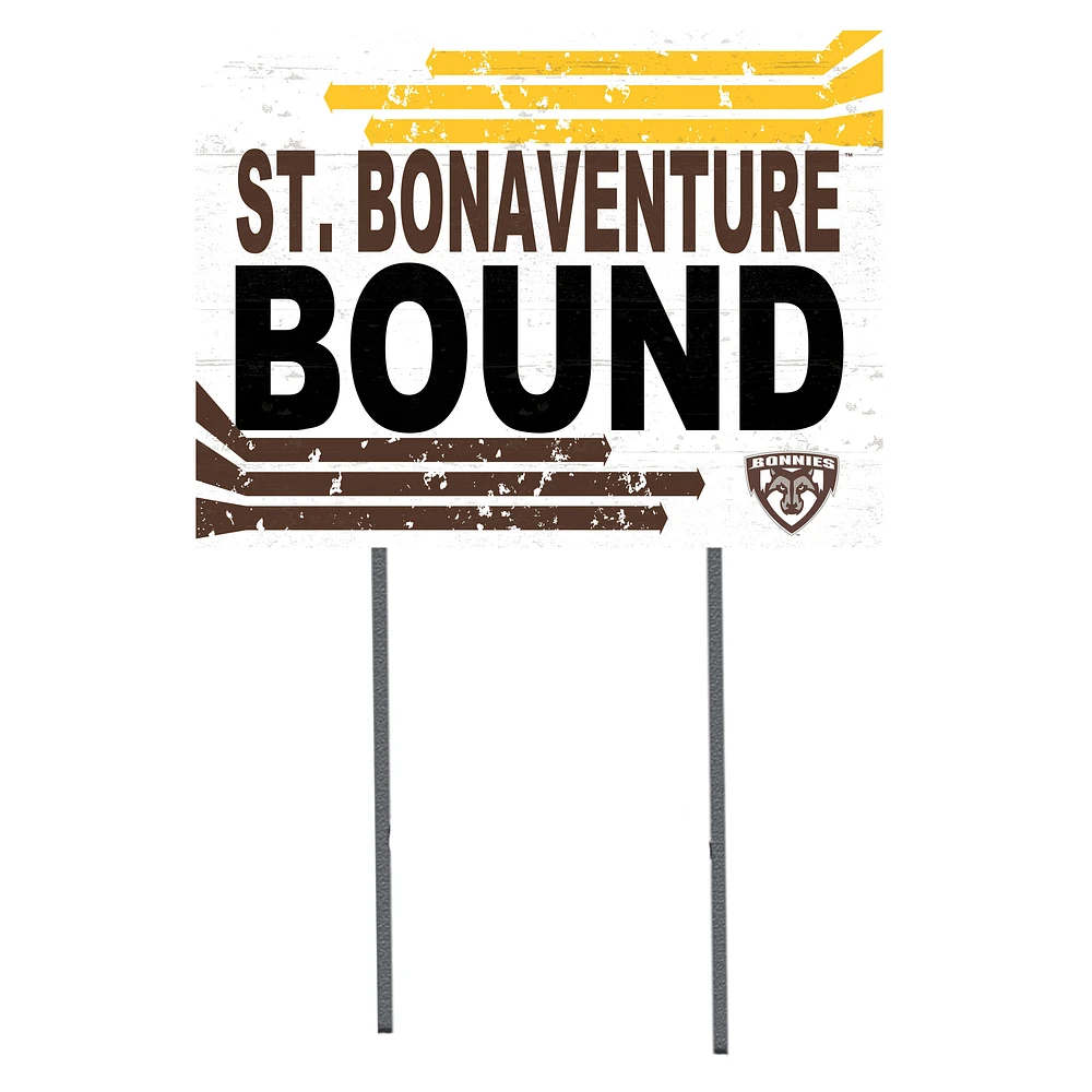 St. Bonaventure Bonnies 18" x 24" Team Yard Sign