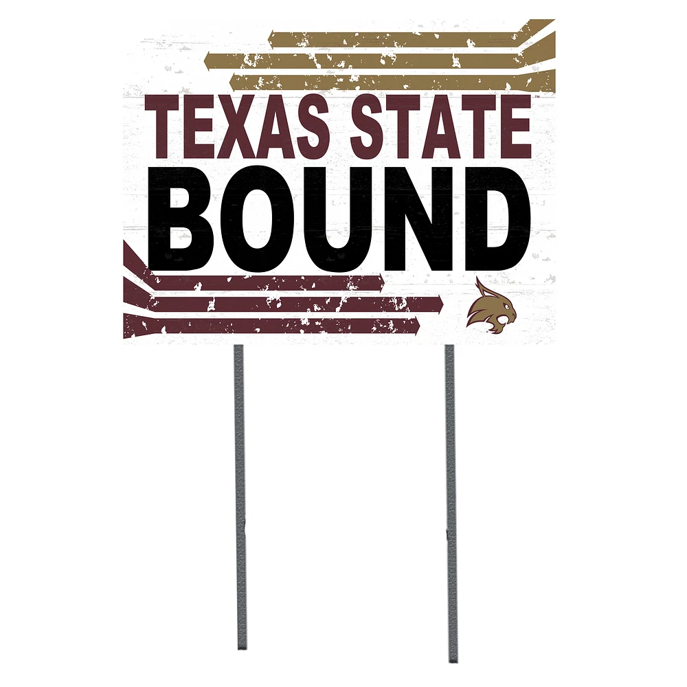 Texas State Bobcats 18" x 24" Team Yard Sign