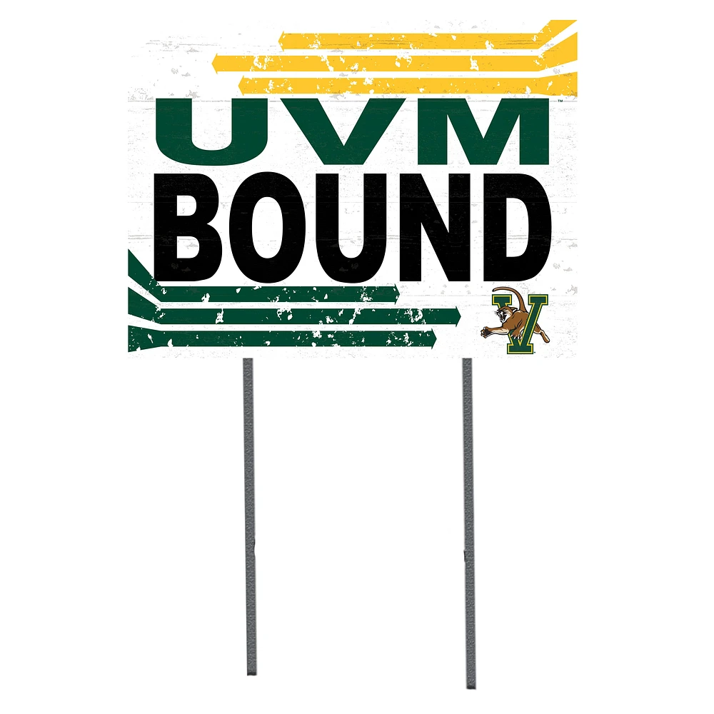 Vermont Catamounts 18" x 24" Team Yard Sign