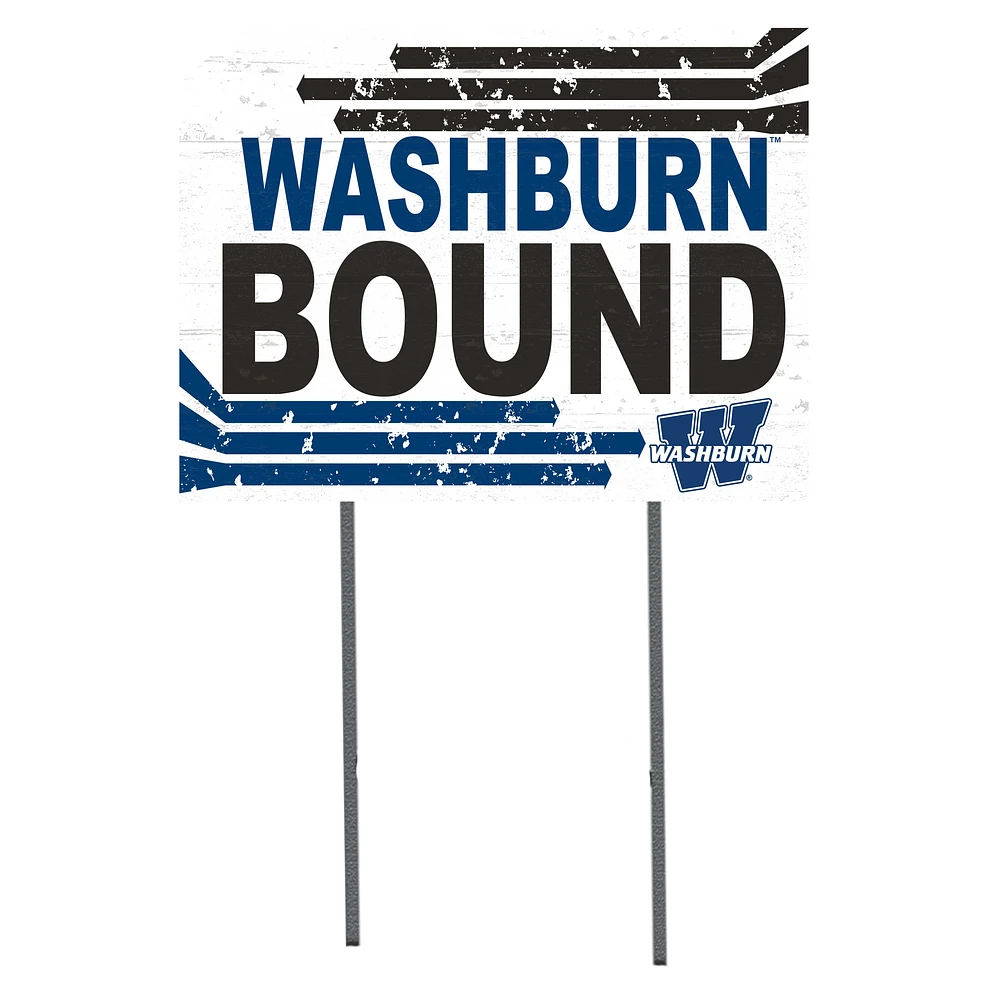 Washburn Ichabods 18" x 24" Team Yard Sign