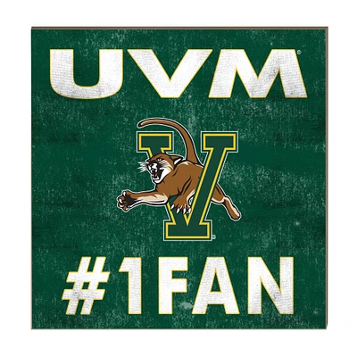 Vermont Catamounts 10" x 10" #1 Fan Plaque
