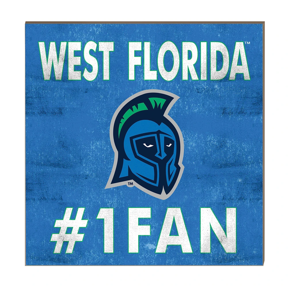 West Florida Argonauts 10" x 10" #1 Fan Plaque