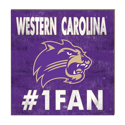 Western Carolina Catamounts 10" x 10" #1 Fan Plaque