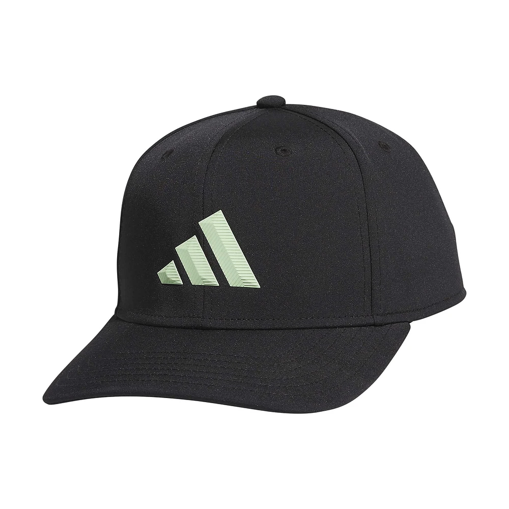 Men's adidas Black 3-Bar AEROREADY Adjustable Hat
