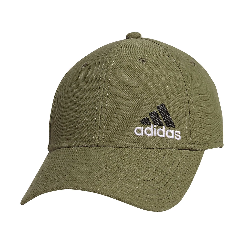 Men's adidas Olive Release 3 AEROREADY Flex Hat