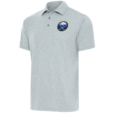 Men's Antigua Heather Buffalo Sabres Par Polo