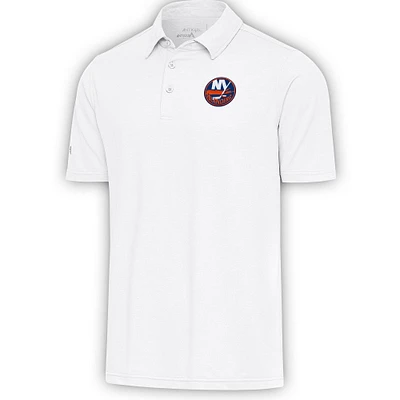 Men's Antigua White New York Islanders Par Polo