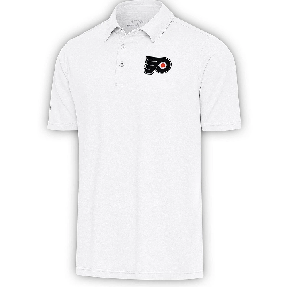 Men's Antigua White Philadelphia Flyers Par Polo