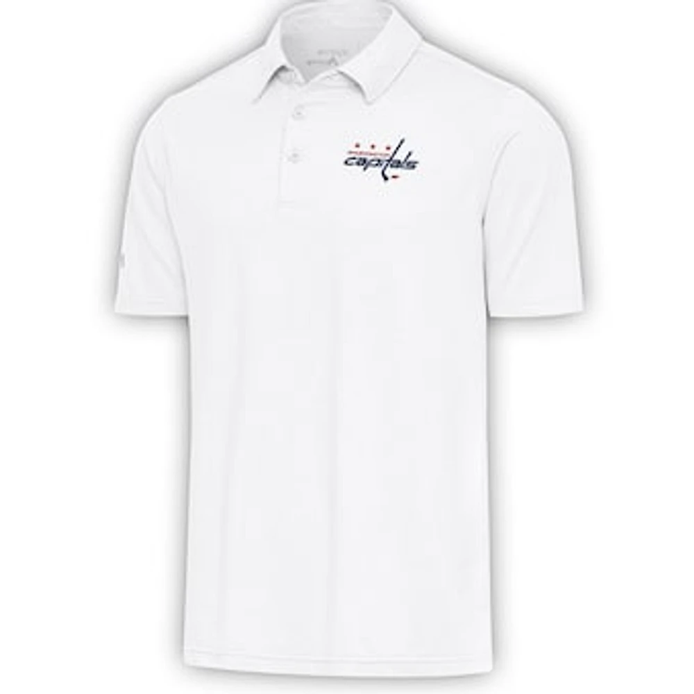 Men's Antigua White Washington Capitals Par Polo