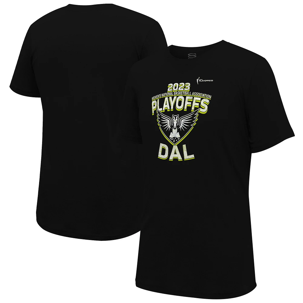 Unisex Stadium Essentials Black Dallas Wings 2023 WNBA Playoffs Dust T-Shirt