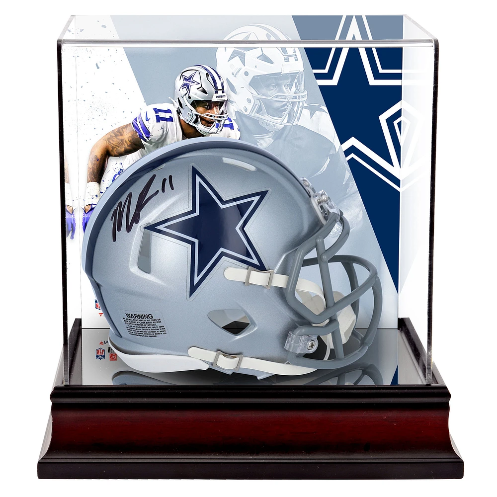 Micah Parsons Dallas Cowboys Autographed Riddell Speed Mini Helmet with Deluxe Mini Helmet Case