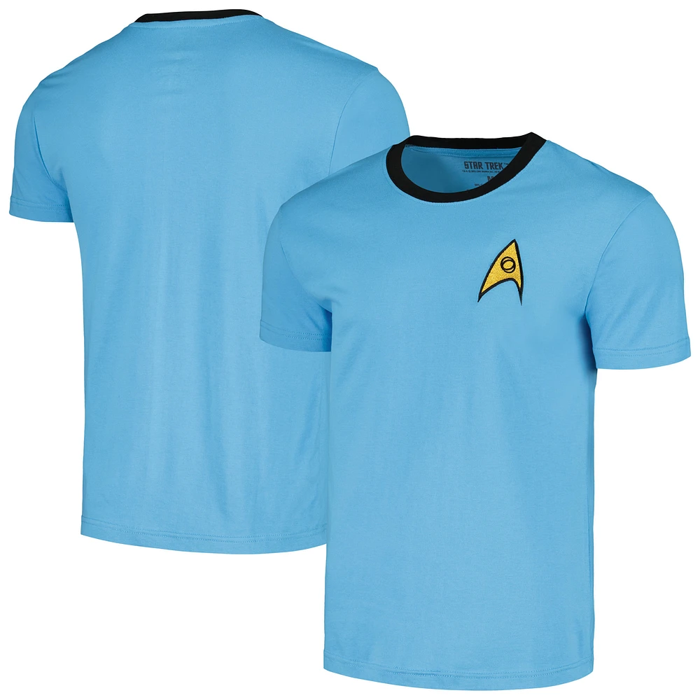 Unisex Blue Star Trek Sciences Graphic T-Shirt