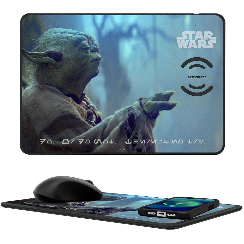 Keyscaper Yoda Star Wars Discovery Wireless Charger & Mouse Pad