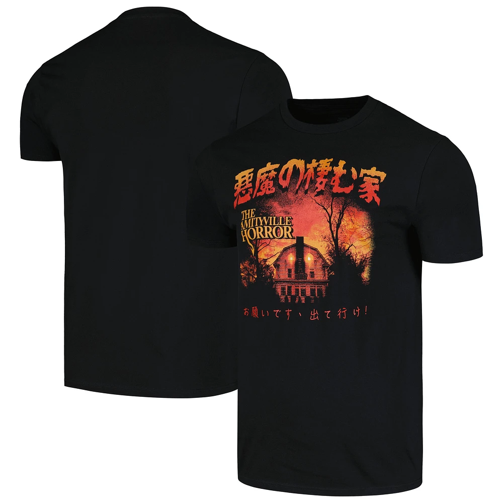 Unisex Black The Amityville Horror Kanji T-Shirt