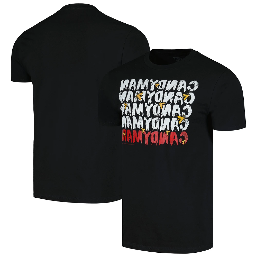 Unisex Black Candyman Mirror Repeat T-Shirt