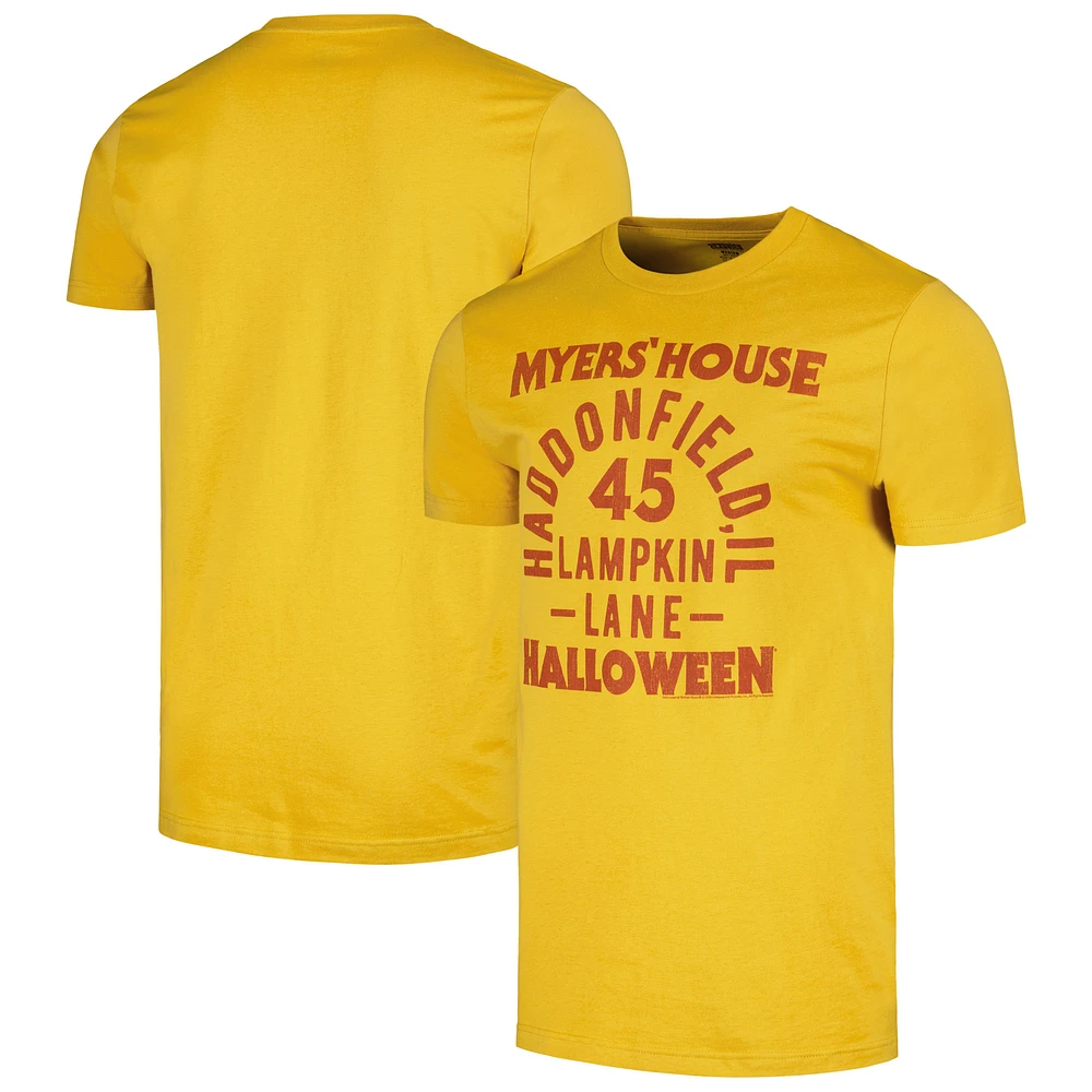 Unisex Gold Halloween Myer's House T-Shirt