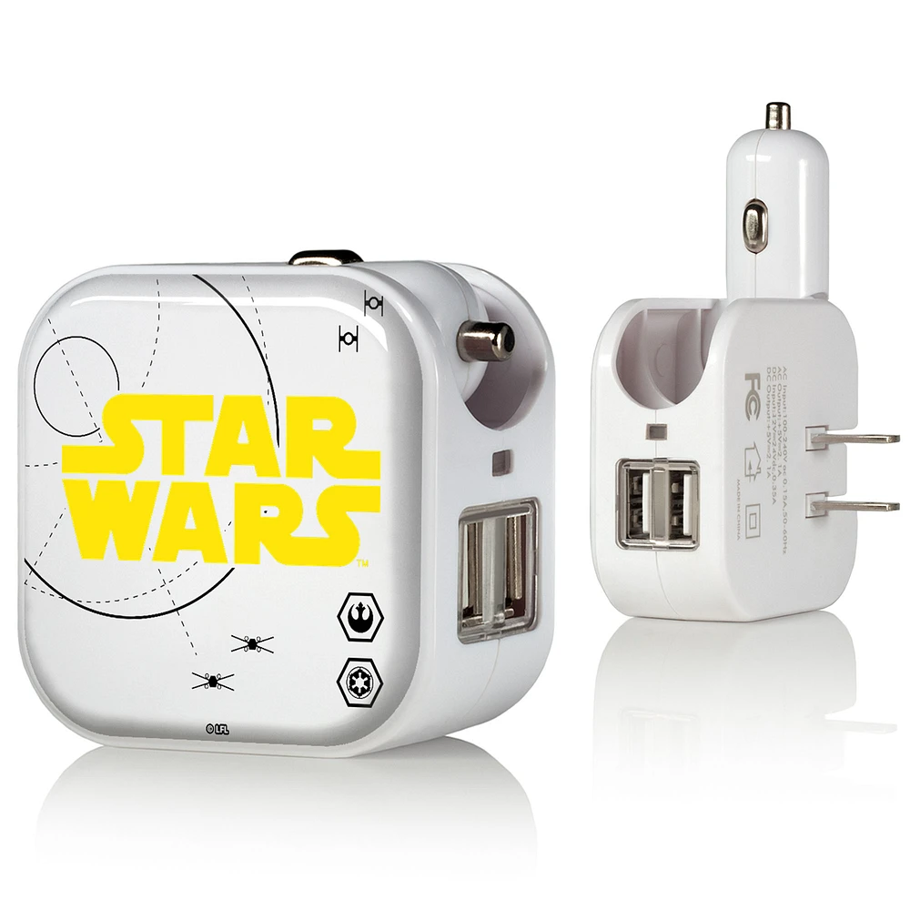 Keyscaper Star Wars Two-in-One USB A/C Charger
