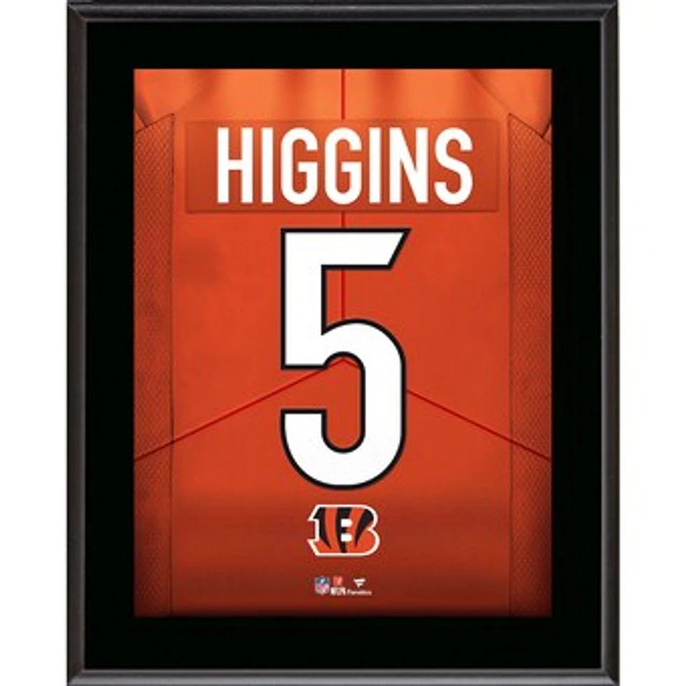 Tee Higgins Cincinnati Bengals 10.5" x 13" Jersey Number Sublimated Player Plaque