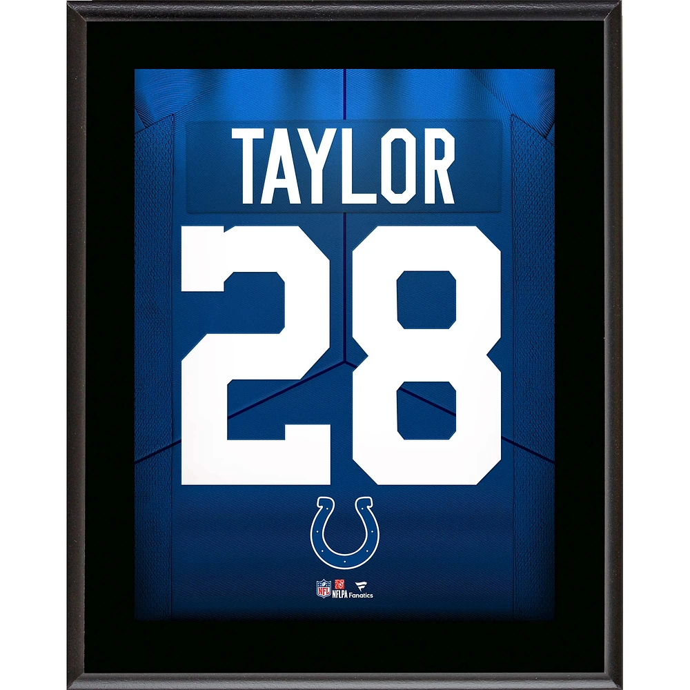 Jonathan Taylor Indianapolis Colts 10.5" x 13" Jersey Number Sublimated Player Plaque