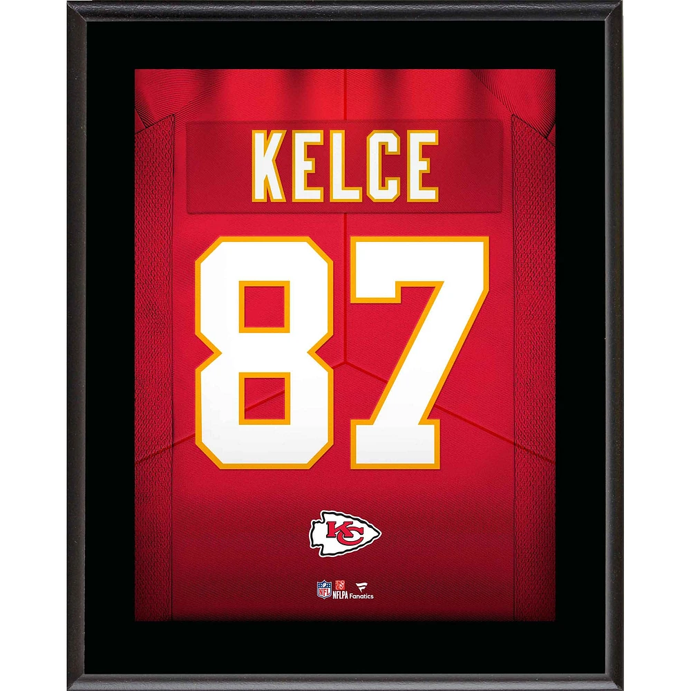 Travis Kelce Kansas City Chiefs 10.5" x 13" Jersey Number Sublimated Player Plaque