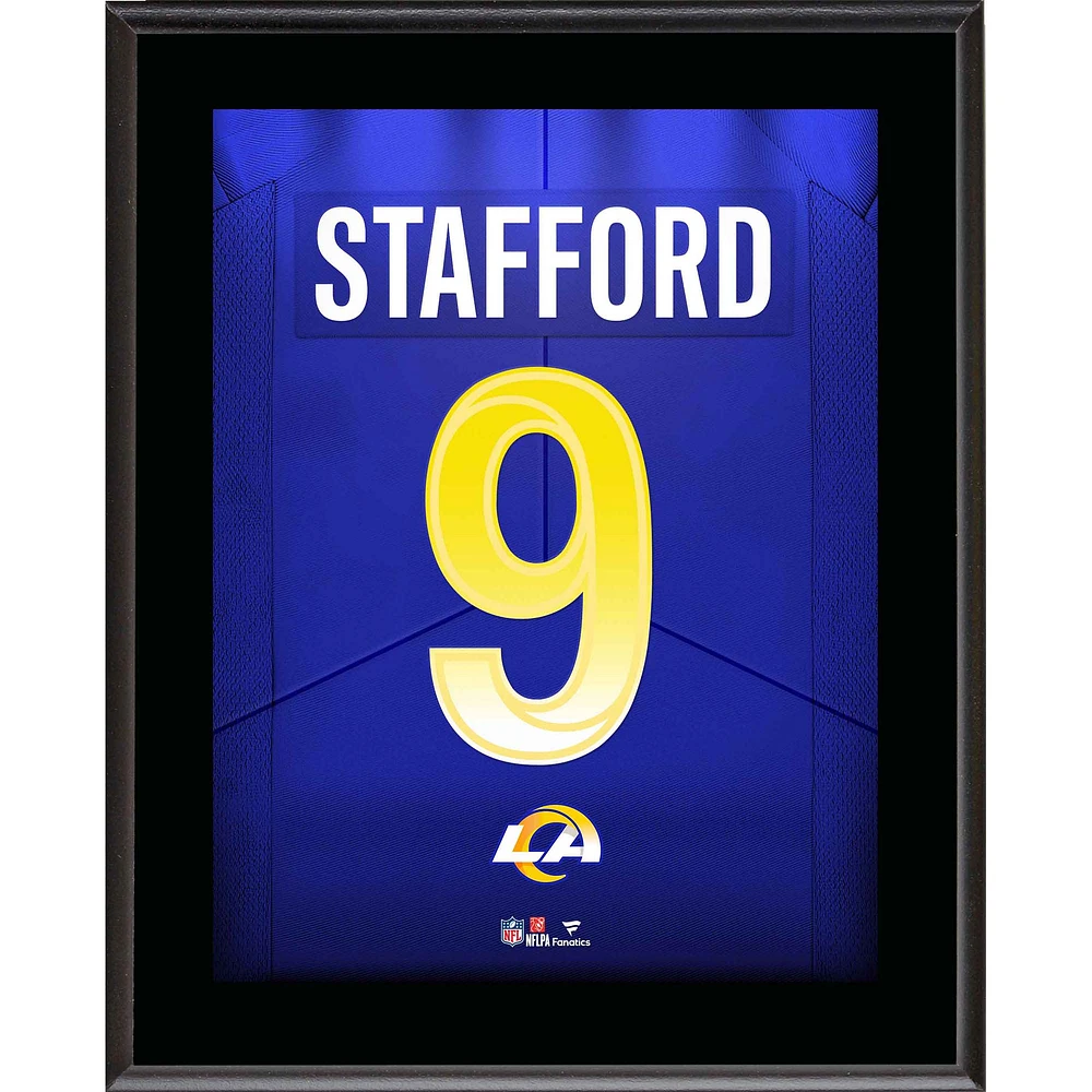 Matthew Stafford Los Angeles Rams 10.5" x 13" Jersey Number Sublimated Player Plaque